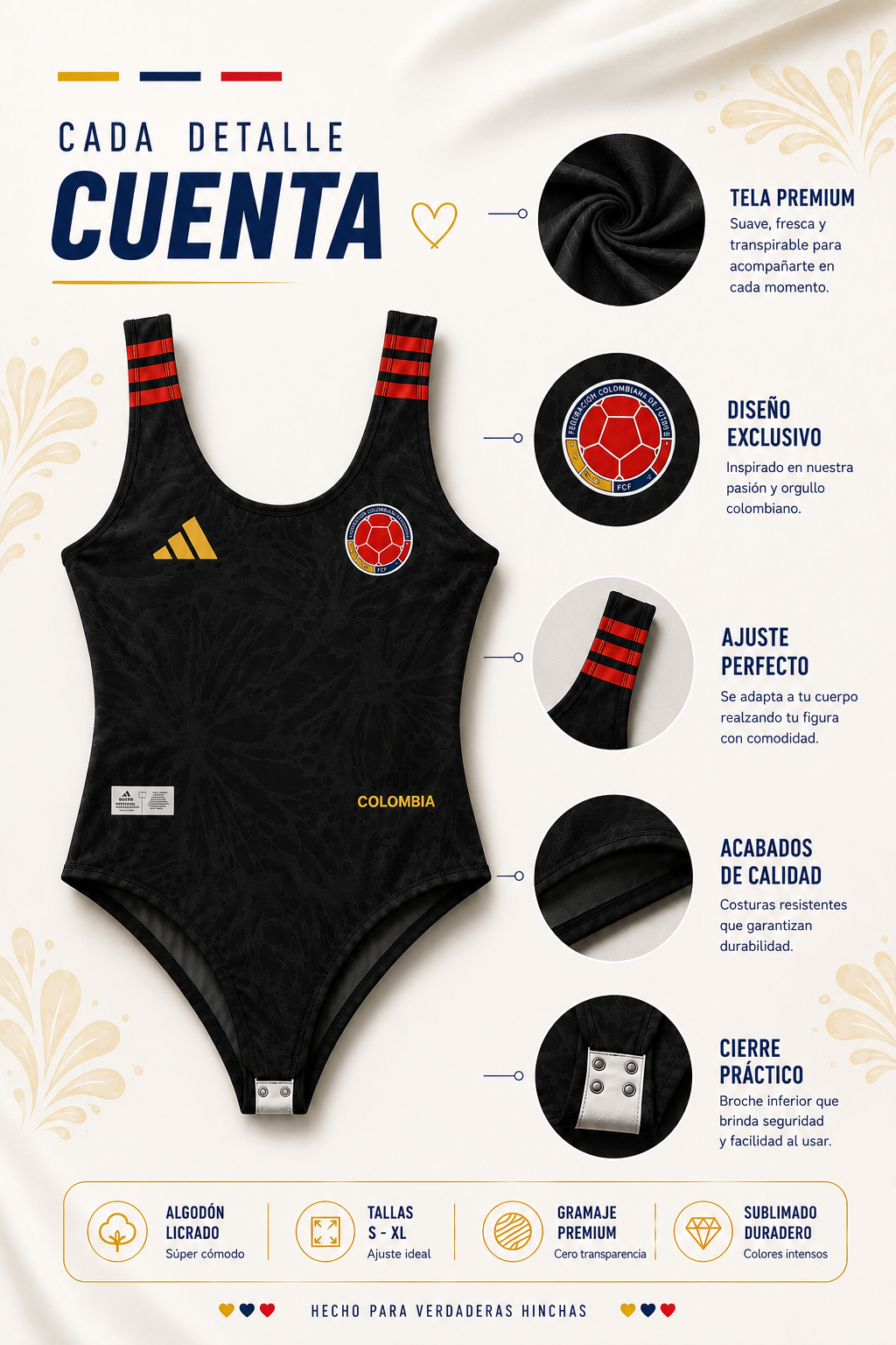 BODY TRICOLOR (BLANCO)