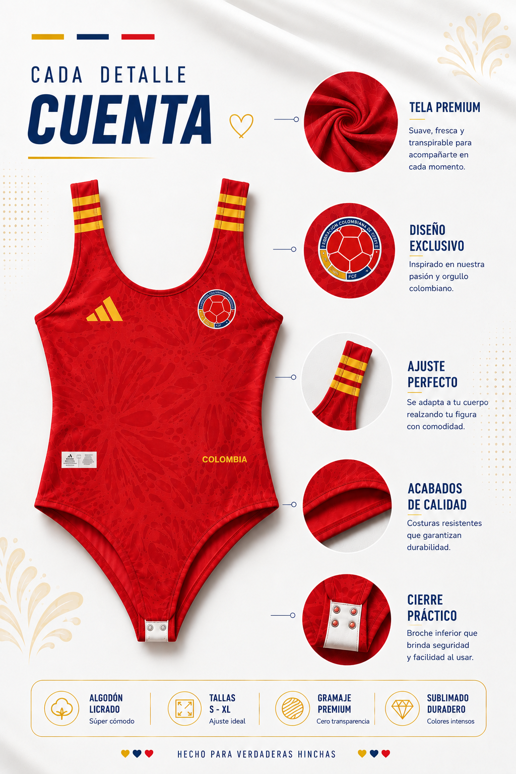BODY TRICOLOR (BLANCO)